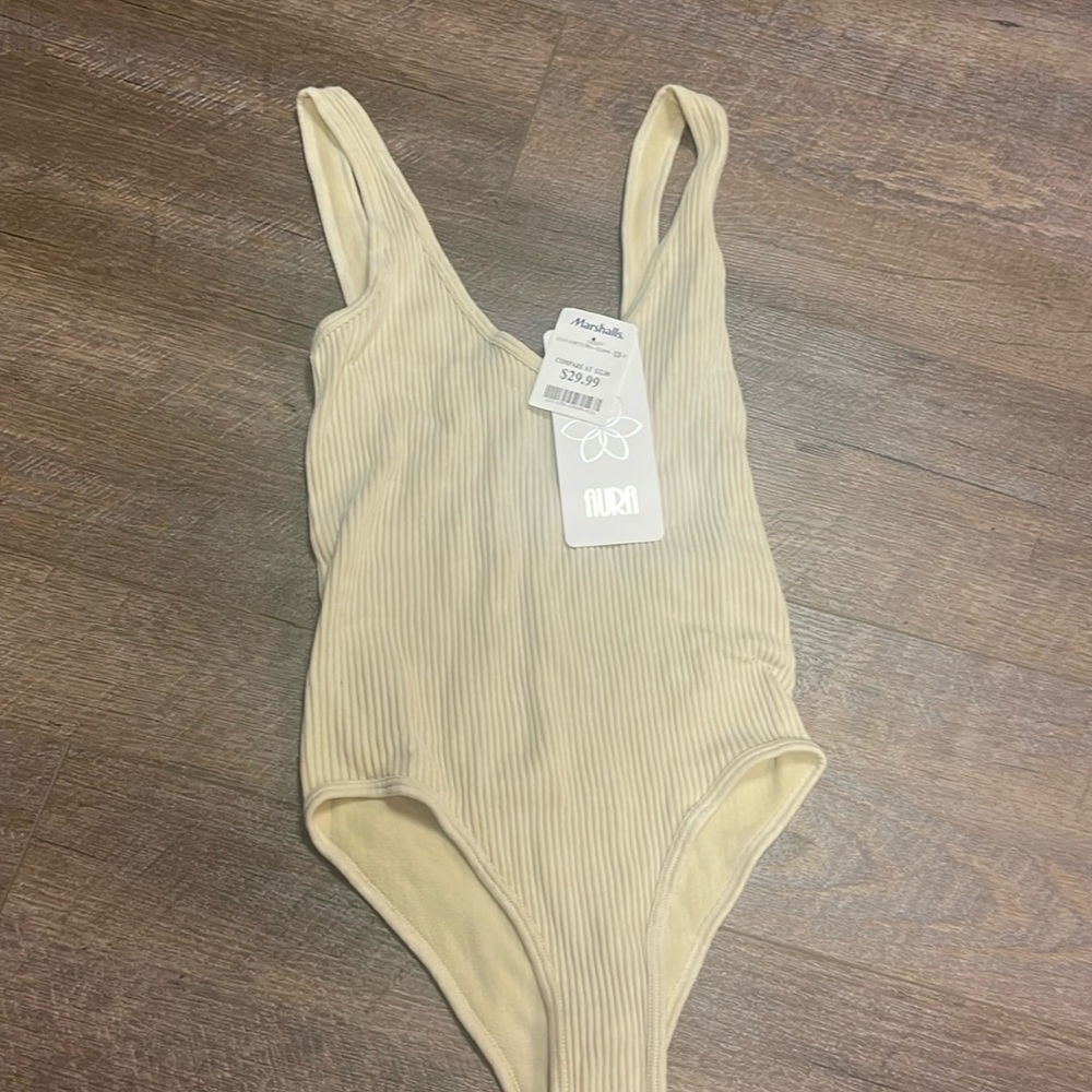 Xxs/xs Beige aura body suit